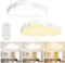 NAIZY Deckenleuchte Wolke Kinderzimmerlampe 48W Cartoon Kinderzimmer Lampe Wolken mit Fernbedienung für Kinder Mädchen Baby - Dimmbar