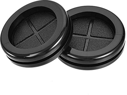 sourcing map 8 Stück Gummitülle rund doppelseitig Halterung Ø 42 mm für Drahtschutz