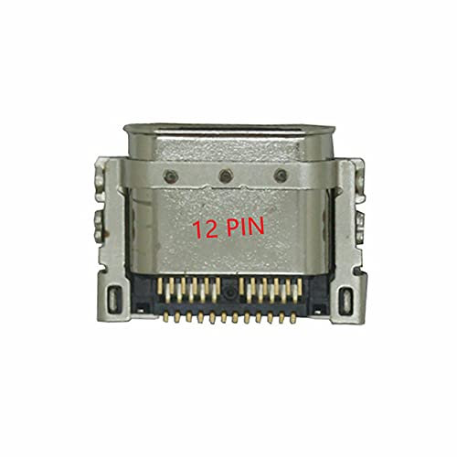 ruichuang Type-C USB Charging Port Dock Replacement Compatible with Amazon Kindle Fire HD 10 9th Gen 2019 M2V3R5 (12PIN, 3PCS)