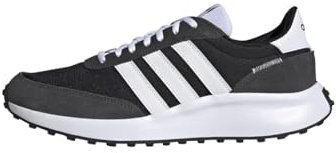 adidas Men's 70s Lifestyle Running Shoes, Core Black/Cloud White/Carbon, 12 UK