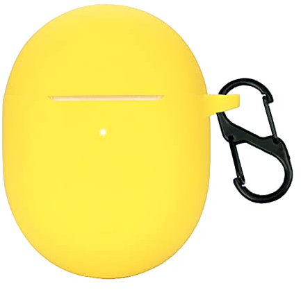 GIOPUEY Cilicone Case per Redmi Buds 4, Redmi Buds 4 Custodia, Ultrasottile, Resistente ai Graffi, Redmi Buds 4 Cover - Giallo