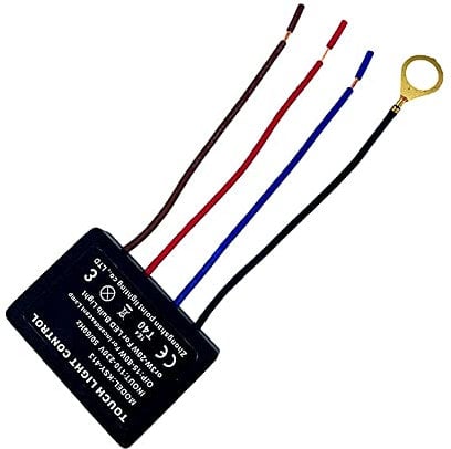 Touch Lamp Control Module, 3 Way Touch Sensor Dimmer, AC 1A/3A Touch Lamp Repair Kit Control Module, for Dimmable LED Incandescent Bulbs (3A)