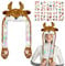 TaimeiMao Weihnachtsmütze Plüsch,LED Elchmütze mit Beweglichen Ohren,Weihnachtselch Plüsch Hut,Glowing Elk Hats,Weihnachtsmütze Witzig,Elektrische Weihnachtsmütze für Erwachsene Kinder