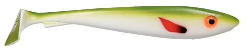 Svartzonker McRubber Shad 23cm C29 - UV Olive White, Länge mm 230, 2 Stück Angeln Softköder