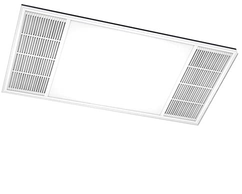 DEAVER Extractor Fan Bathroom Ventilation Fan Ceiling Mounted Exhaust Fan with LED Light, Ultra-thin and Quiet Extractor Fan for Kitchen and Bathroom Exhaust Fan(Intelligent Remote Control A)