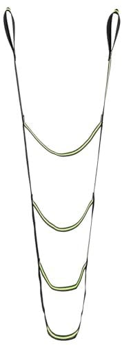 NQEUEPN Hunting Climbing Aider, 4 Step Climbing Rope Ladder 47 Inch Portable Hunting Tree Step Aider Stand Stick for Outdoor Sports Rock Climbing Caving Mountaineering Mountaineering