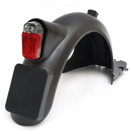 Buziba Scooter Heckkotflügel mit Rücklicht für Ninebot MAX G30 / G30D Elektroroller Ersatzzubehör Hintere Kotflügelhalterung