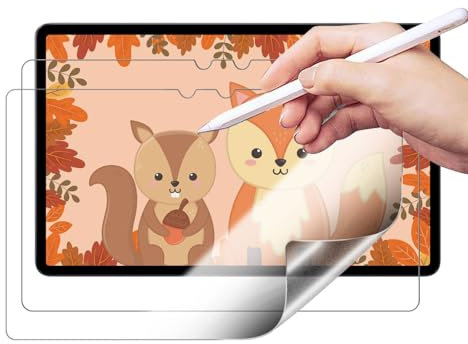 Protector de Pantalla Efecto Papel para Samsung Galaxy Tab A9+ / A9 Plus, [2 Piezas] película de papel PET mate para dibujar, escribir y tomar notas, antirreflejos, antihuellas