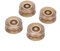 YIWENG 4pcs Geschwindigkeit Volume Tone Regler für Gibson Les Paul Gitarren-Ersatz E-Gitarren-Parts Goldene,Gitarrenersatz