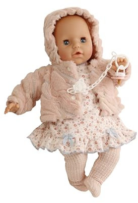 Schildkröt Schnullerbaby Amy 45 cm (Puppe mit Malhaar und blauen Schlafaugen, Baby Puppe inkl. Kleidung) 7545296