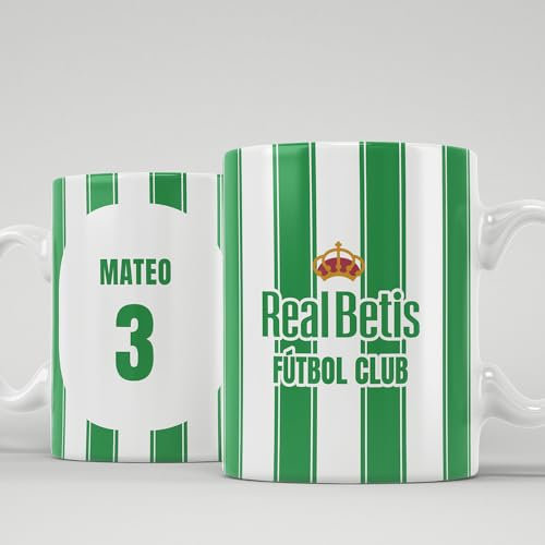 Transparent Gift Taza Personalizada del Bestis Fútbol. Regalos Personalizados para Cumpleaños, Día del Padre. Tazas Personalizadas de Cerámica Desayuno. Regalos Originales para Padres, Amigos y Pareja