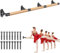 BeneLabel 2.5M Ballet Barre, Wall Mounted Wood Adjustable Dance Bar for Home Barre Workout Stretching Equipment with Metal Support Bracket Holder for Kids and Adults, 4cm Diameter