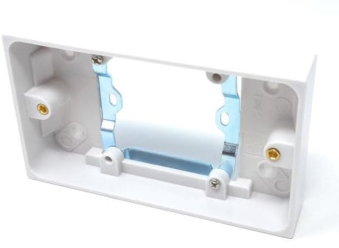 1pcs. Single Gang Wall Socket to Double Wall Gang Socket Converter Faceplate, Providing Additional Outlets
