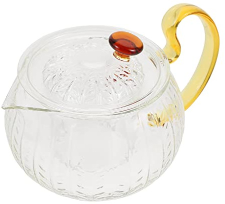 Alipis Tetera Resistente Altas Temperaturas Transparente Filtro Para Preparar Té Casa o Oficina Práctica y Duradera