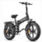 Fafrees ENGWE E-Bike Engine PRO 2.0, Hochleistungs-Elektrofahrrad, Urban Mountain Dual Purpose 20 Zoll Elektrofahrräder, 52V 16AH Akku, 49-110KM Ultra Long Range (Schwarz)