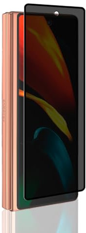 Bekiikoo Anti-Espion Verre Trempé pour Samsung Galaxy Z Fold 2, Protection Écran, Couverture Complète, Dureté 9H, Anti-Rayure Privacy Protecteur Protection D'écran pour Samsung Galaxy Z Fold 2