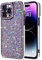 Lafunda for iPhone 14 Pro Max Case for Womens Girls, Luxury Bling Glitter Diamond Crystal Festival Shiny Case Camera Protection Shockproof Silicone TPU Phone Cover for iPhone 14 Pro Max 6.7,Purple