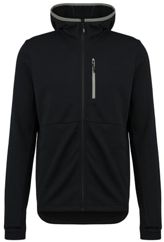 Stoic Herren MerinoGrid285 NorrdalSt. Zip Hoody Fleecejacke