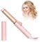 25MM Curling Iron, Mini Curling Tongs for Short Hair, Travel Curling Tongs with Storage Bag, Hair Curler with Temperature up to 180℃ Rapid Heating, Ceramic Mini Curling Wand for All Styler,Dual Volta