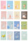 16 Stück Mini Tagebuch Notizbuch 10,5x7cm, Kleiner Notizblock, Taschennotizbuch mit Niedliche Cartoon Tier Design, Tragbar und Praktisch für Um Listen zu Erstellen, Reisen Planen, Kursnotizen (SET A)
