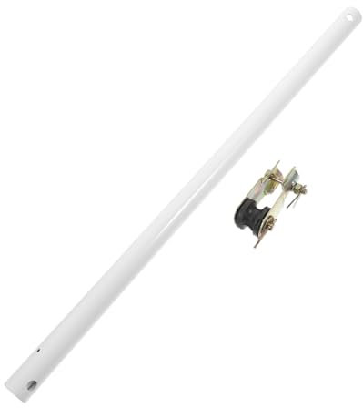 LOORGVEL 1 Satz Verlängerungsstange für Deckenventilator Teil Original LED Deckenventilator Verlängerungsstange Deckenventilator Zubehör Lüfter Verlängerungsstange Lüfterstangenverlängerung