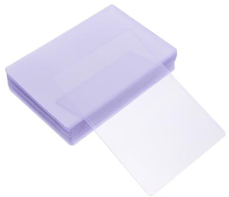 COMNESTBI 30 Stück Hartplastik-kartenhüllen Für B6-papier Und Fotos, Transparente Kartenhalter Für Bilder, Transparente Kartenhüllenschutz