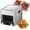 FJYAWEN Asador Eléctrico, Asador Eléctrico para Carnes, Asador Comercial para Interiores, Asador Automático para Carnes, con Tiempo Y Temperatura Ajustables, para Carne De Res, Pollo Y Verduras.,A