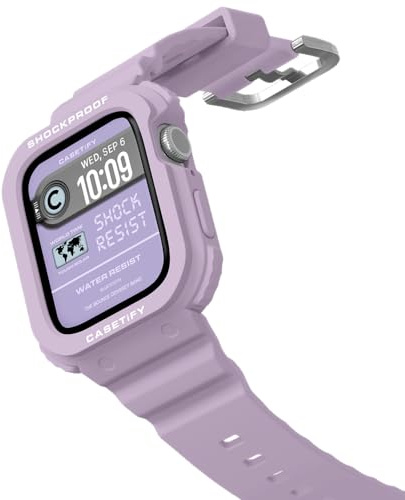 CASETiFY Bounce Odyssey Band Compatible with Apple Watch Series 10,42mm - Lavender