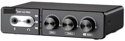 1pc Audio DAC-A2 PRO USB Gaming DAC Headphone Amplifier Hub USB Mini Decoder for PS5 Desktop Gaming Headset Active Speakers