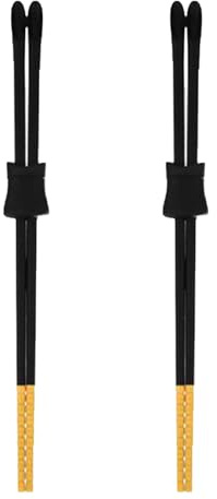 2pair Long Cooking Chopsticks, Anti-Slip and Heat Resistant Extra Long Chopsticks, Multifunctional Silicone Chopstick for Non-Stick Cookware Frying Tempura Grilled Meat