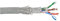 InLine 20911 Cavo LAN Cat.5E, S/FTP, 4 x 2XAWG 24/1 Rigido, Cu 100% Rame, Guaina PVC, Pull-Out Box 100M Grigio