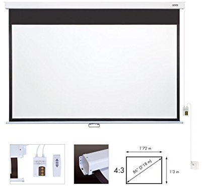 Pantalla PROYECTOR ELECTRICA FONESTAR PPEL-86 1,72x1,3M 4:3