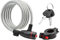 Schwinn - Cierre antirrobo para bicicleta, nivel de seguridad 3, con llave, cable de 12 mm y 1,8 m