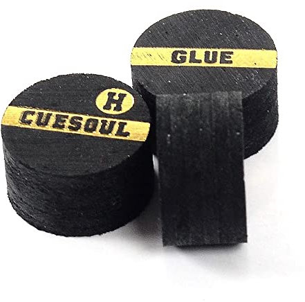 CUESOUL 3 Stück 10 mm 6-Layer Pigskin Snooker Queue Spitzen (Hard)