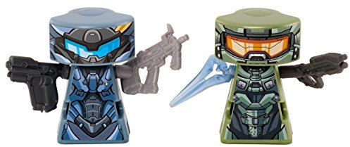 VS Rip-Spin Warriors Halo Master Chief vs Spartan Locke (2 Pack)
