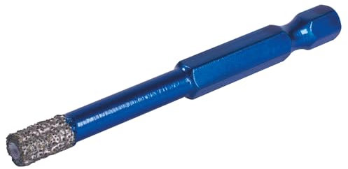 Mexco Wax filled Diamond Tile Drill Bit with Hex Fit for Drilling Porcelain, Ceramic, Stone – 6mm