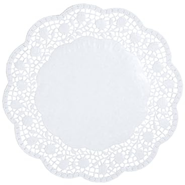 PAPSTAR 1 Karton = 20x100 Teller- und Tassendeckchen rund Ø 18 cm Weiss 12452