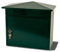 Burg-Wächter MB15G Mersey Briefkasten aus Stahl, grün, 390mm x 347mm x 206mm