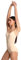Capezio Damen Camisole Leotard w/BraTek, Nude, S