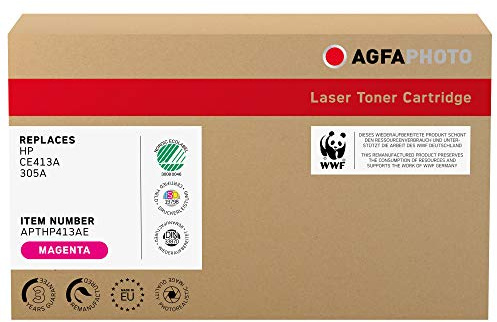AgfaPhoto APTHP413AE Toner für HP CLJ PRO400, 2600 Seiten, magenta