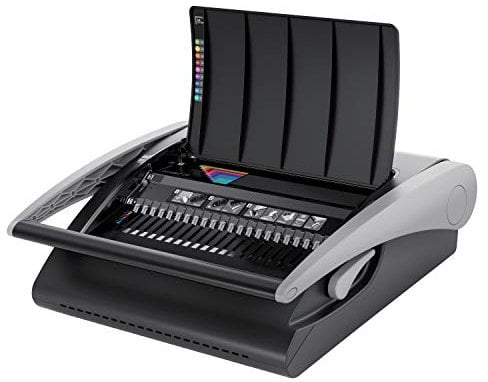 GBC 4401846 CombBind C210 manuell-Bindegerät (mit Stanztechnologie) , stanzt 25, bindet 450 Blatt