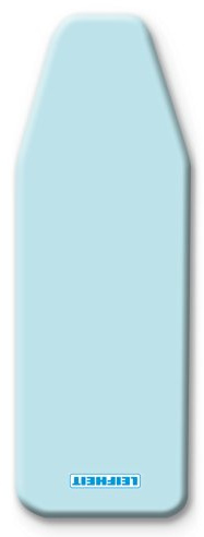 Leifheit Bügeltischbezug Cotton Classic L, Ersatzbezug mit Schnurzug & Spannclip, Pantone 304 C / Blau