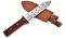Wandeli Hori Couteau de Jardin en Acier Inoxydable pour travaux de Jardinage Red