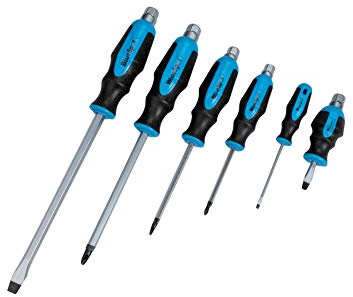 Blue Spot Tools Tools 12068 6PCE Hex Bolster Screwdriver Set