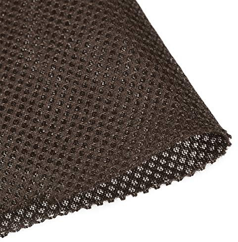 sourcing map Brown Speaker Mesh Grill Cloth (not cane webbing) Stereo Box Fabric Dustproof Cloth 50cm x 160cm 20 inches x 63 inches
