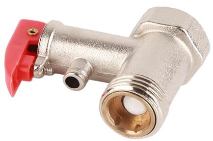 Válvula de seguridad Calentador de agua Verificación de alivio de presión Válvula de presión de latón niquelado 0.9MPa G1 / 2in para la válvula de seguridad eléctrica doméstica