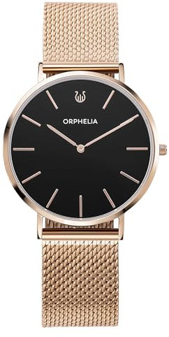 Orphelia Herren Analog Uhr Violiso mit Mesh Edelstahl Armband