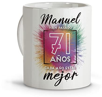 LolaPix Tazas para Amigos. Tazas Personalizadas. Tazas Desayuno Originales. Varios diseños Capacidad 330ml. CUMPLEAÑOS Mejor