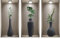 TOARTi 3D Wall Stickers Living Room, Art Stickers, Realistic Window View Scenery Sticker, Vase Decal, Plant for Bedrooms Bathroom Kitchen Decor(Set of 3,8''X16''), Green & Black