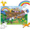 Amagenius Noah's Ark 50pcs floor puzzle Age 3+ 60 x 40 cm Large pieces for Children 3+